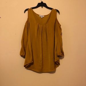 Dark yellow blouse